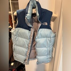 The North Face Women's Blue Puffer Vest